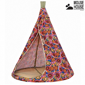 Подвесной гамак-качели, диаметр 110 см, восточный узор (Mouse House, 6601RT)